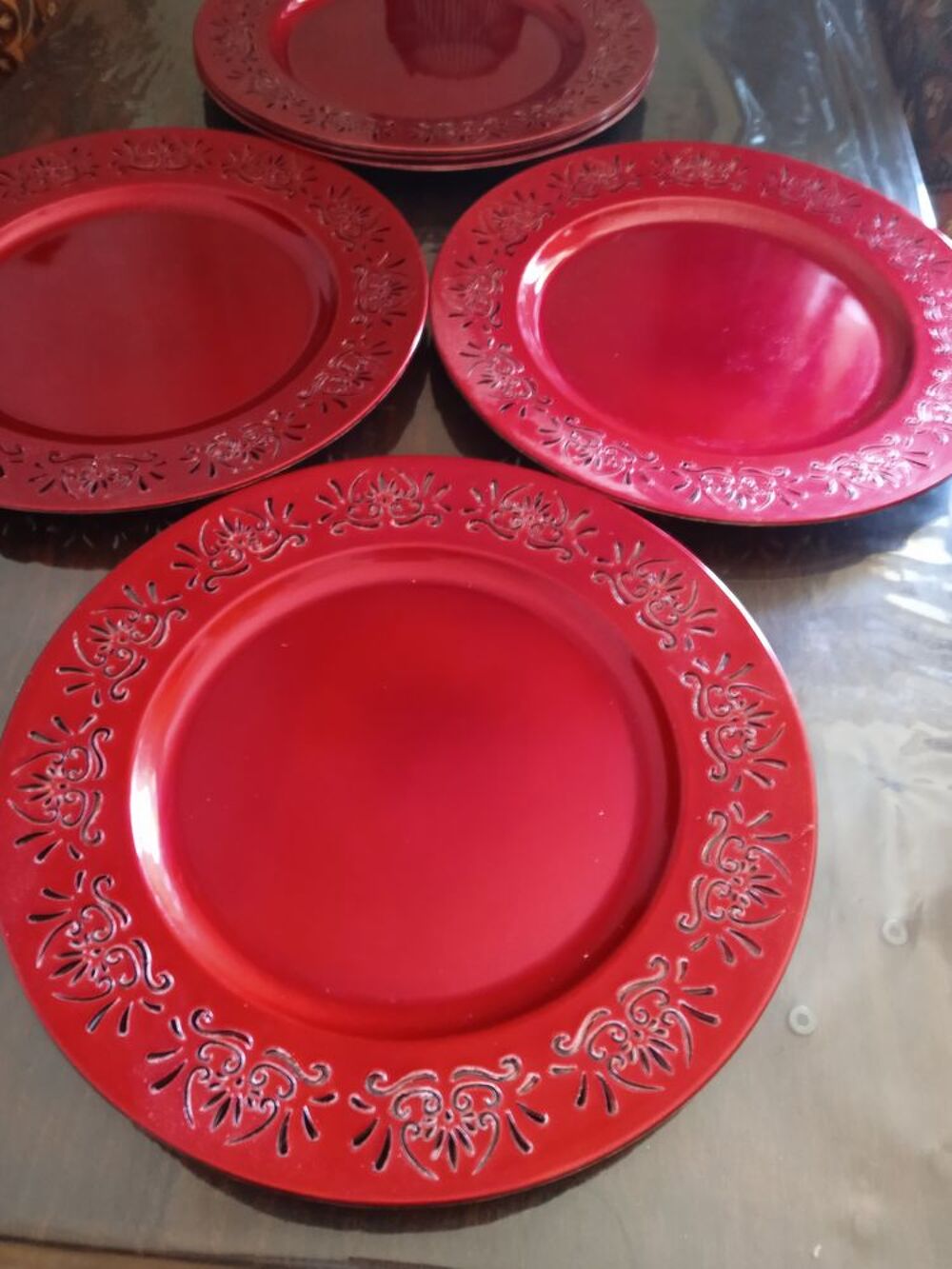 assiettes acrylique Cuisine