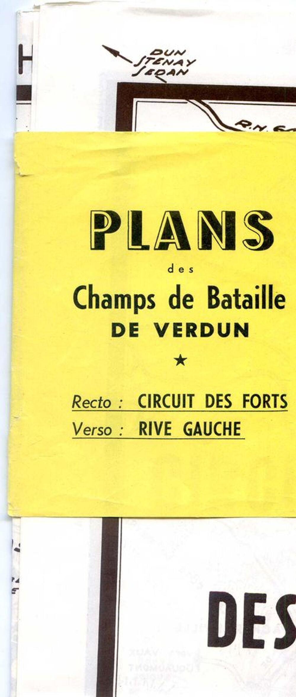 Champs de bataille de Verdun- Plans, Livres et BD