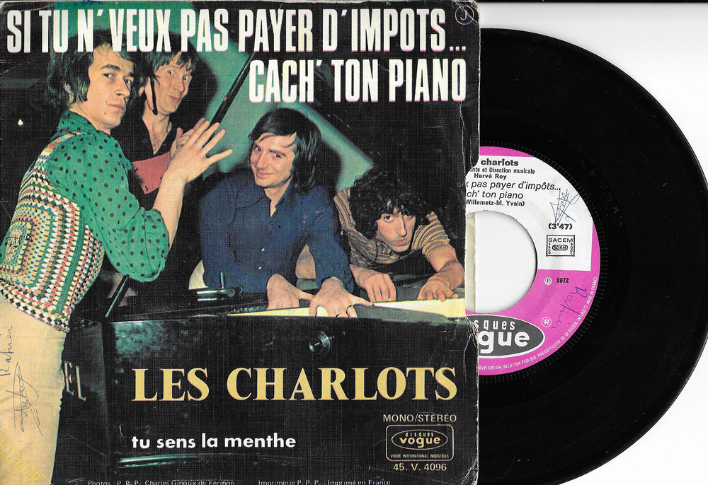 Vinyle 45 T , Les CHARLOTS 1972 CD et vinyles