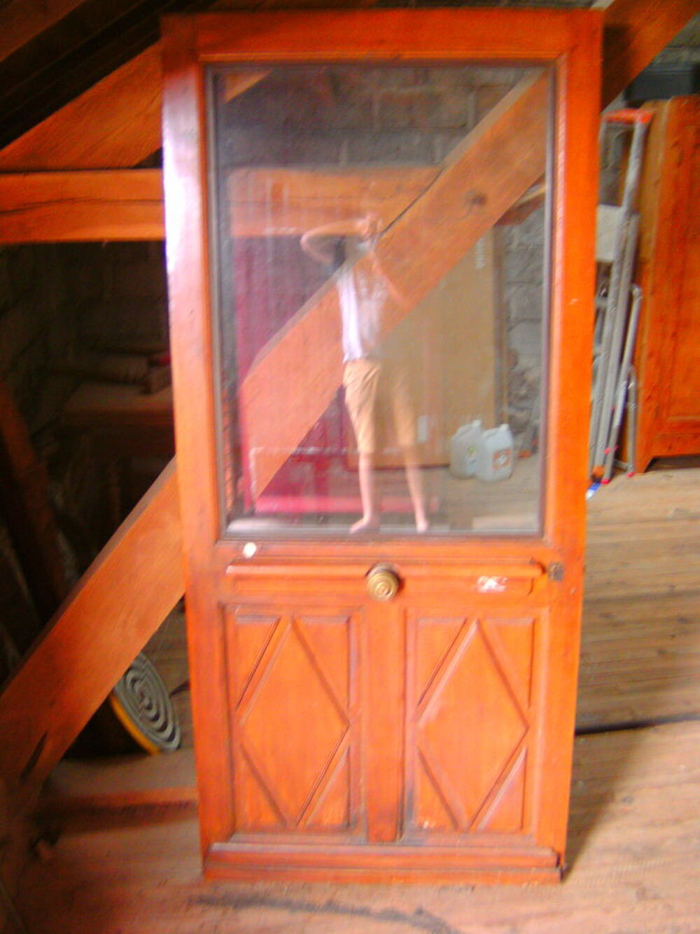 Porte d'entr&eacute;e en ch&ecirc;ne Bricolage