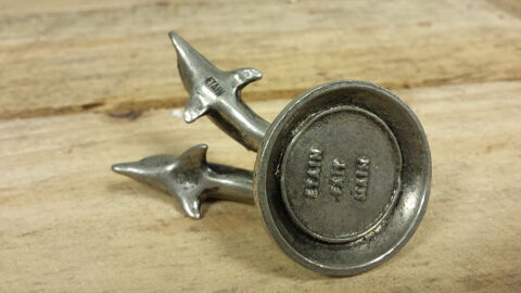 Statuette �tain fait main couple de dauphin 5 x 5 cm 0 Tours (37)