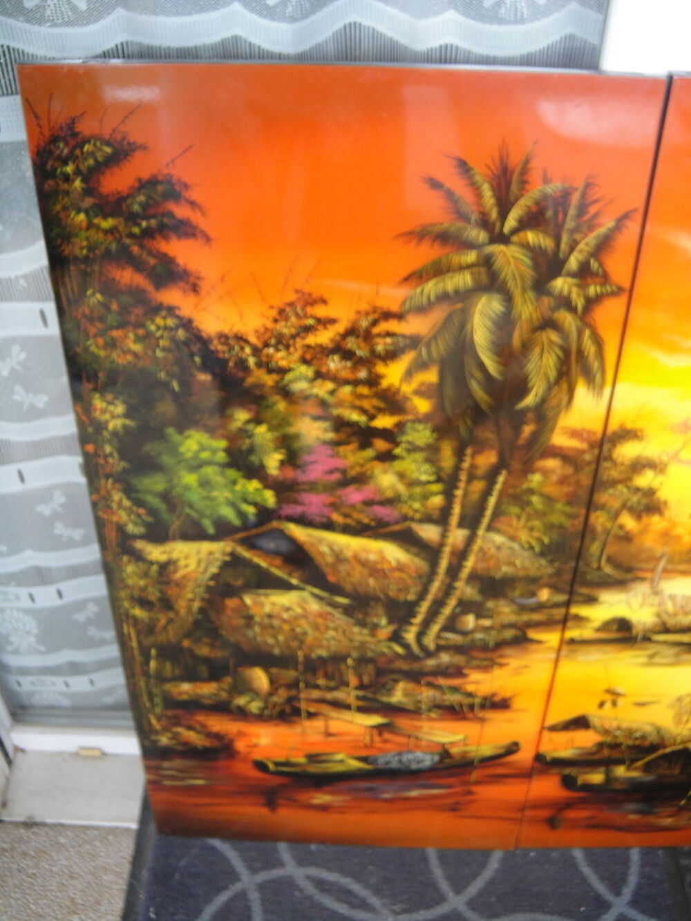 Tableau en laque Décoration