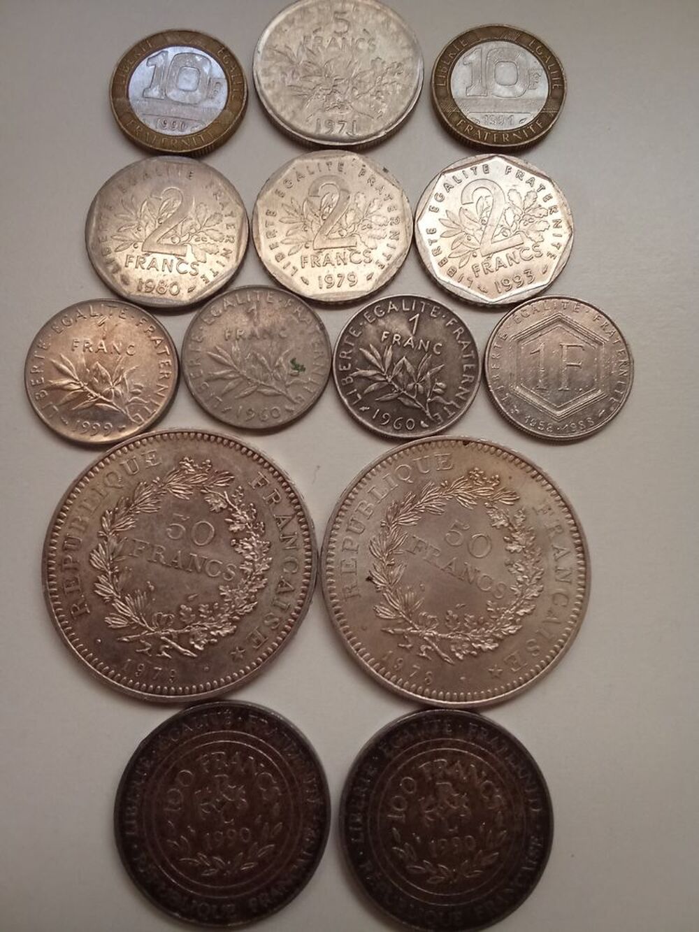 Pi&egrave;ces monnaie divers 