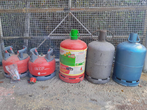 bouteilles gaz butane lot de 5(13+6kg) 100 Sainte-Eulalie (33)