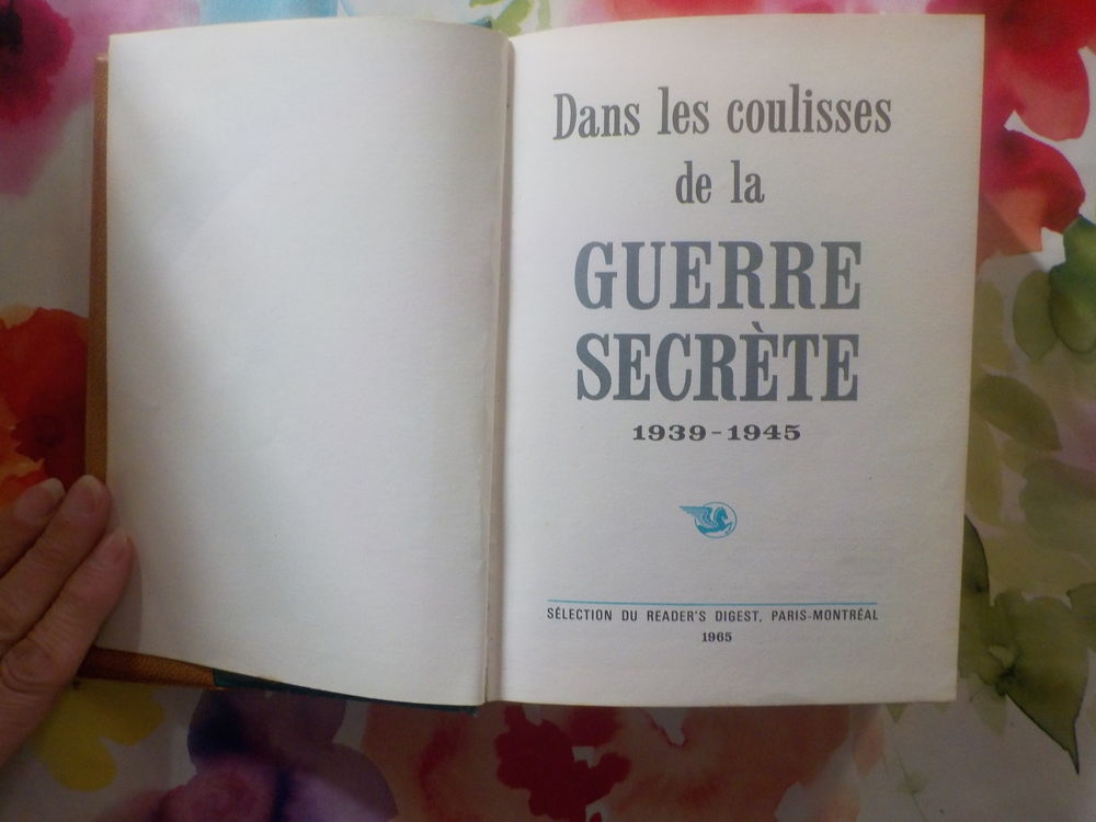DANS LES COULISSES DE LA GUERRE SECRETE 1939-1945 Livres et BD