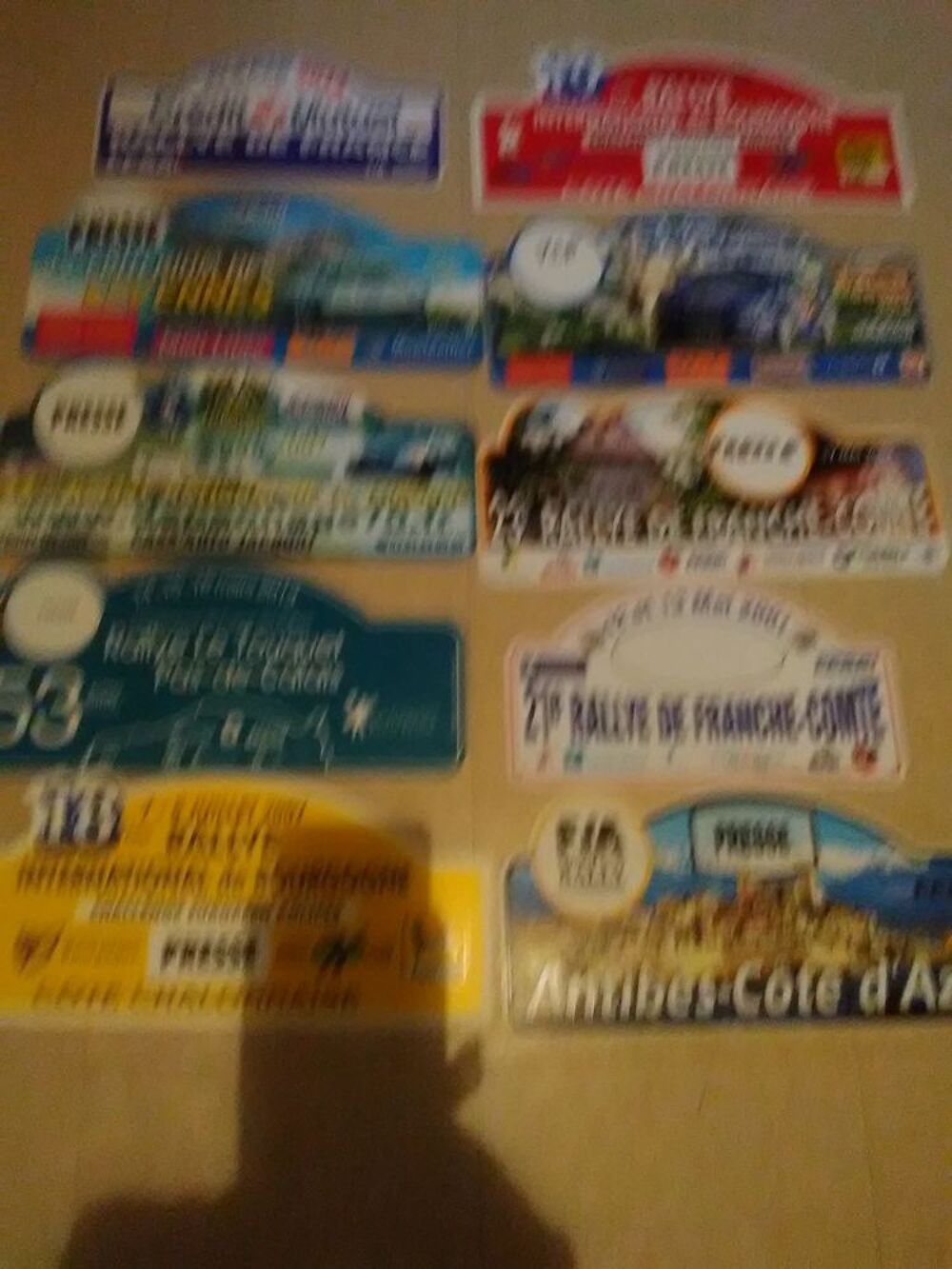 Plaques Rallye Sports