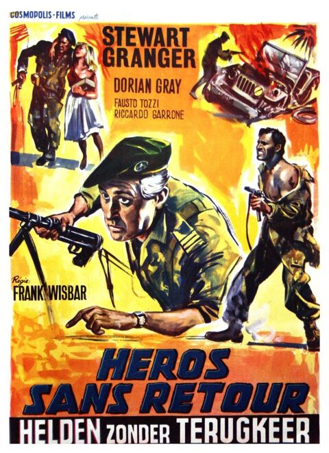 HEROS SANS RETOUR ( VF ) ,stewart Granger  Paypal accepté 0 Malo Les Bains (59)