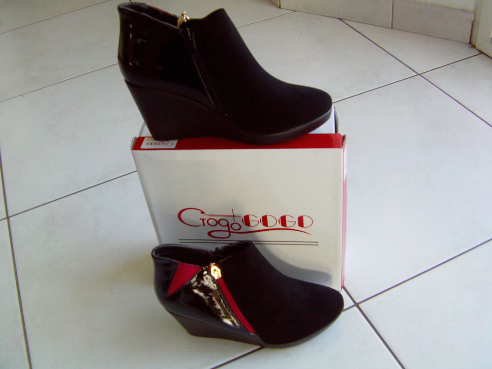 Bottines bi mati&egrave;re pointure 37 Chaussures