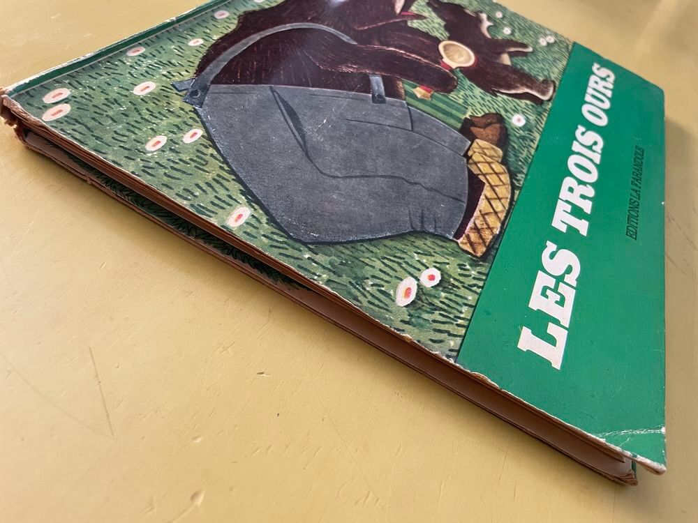 Livre EO ancien 1979 3D LES TROIS OURS conte Russe L.TOLSTO&Iuml; Livres et BD