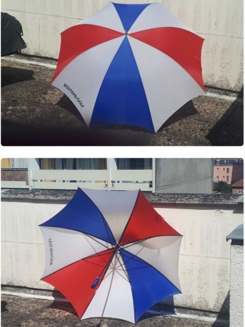 Parapluie bleu blanc rouge vintage 20 Villemomble (93)