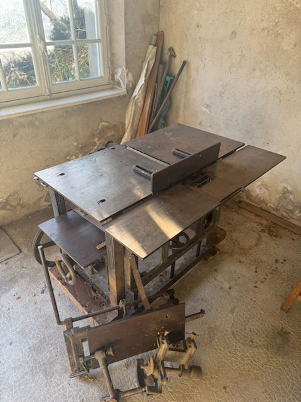 Rare machine &agrave; bois C. Laugrost &amp; Allheilig ? Syst&egrave;me F.L. ? Bricolage