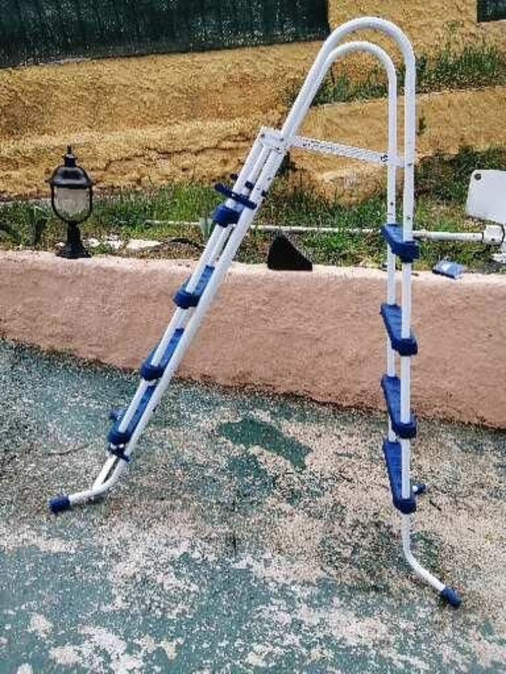 &Eacute;chelle double pour piscine Jardin