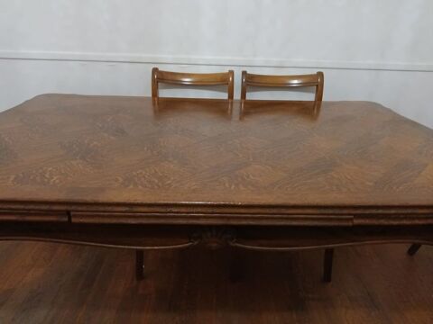 - Table style Louis 15 en chne + chaises velours 0 L'Ha-les-Roses (94)