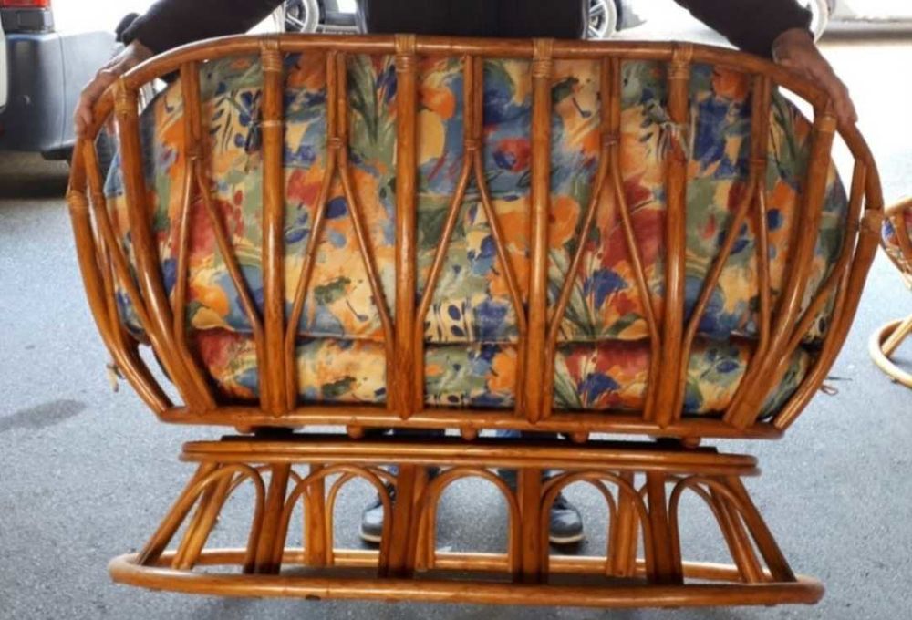 Canap&eacute; et 2 fauteuils en rotin - LE ROTIN DU GATINAIS Meubles
