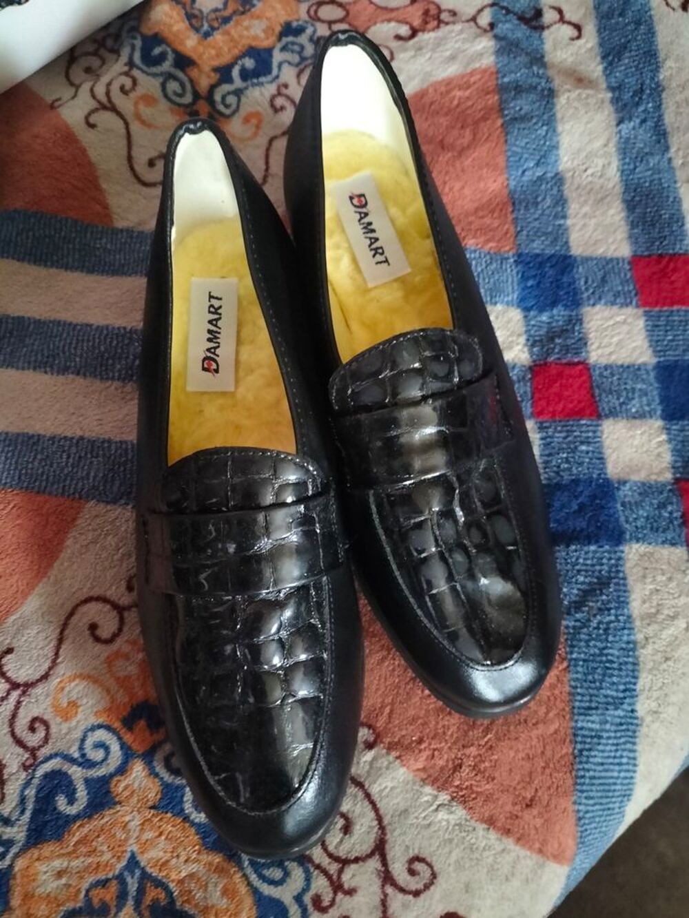 Mocassins cuir Damart pointure 38 neuf Chaussures