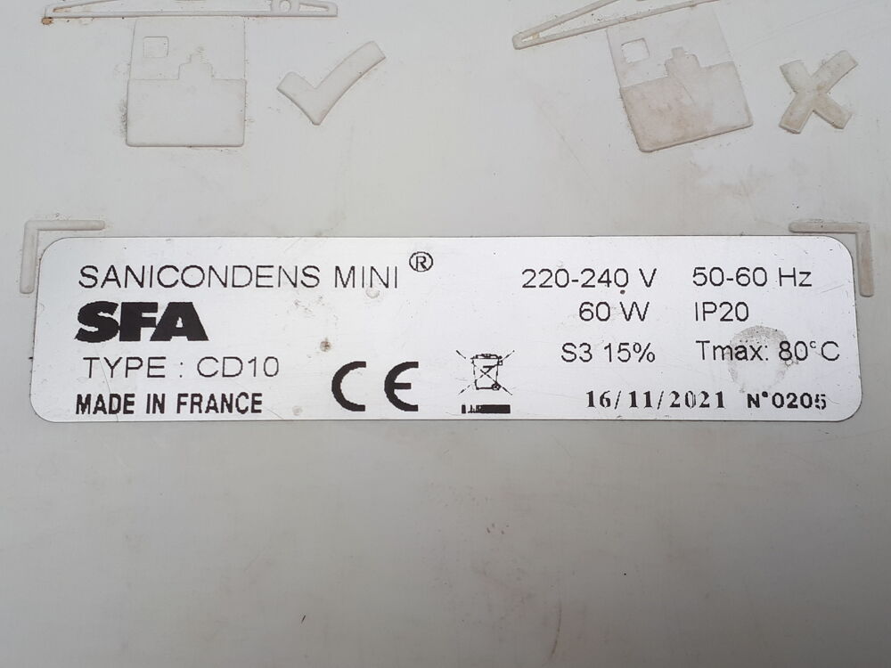 Pompe de relevage sanicondens neuve Bricolage