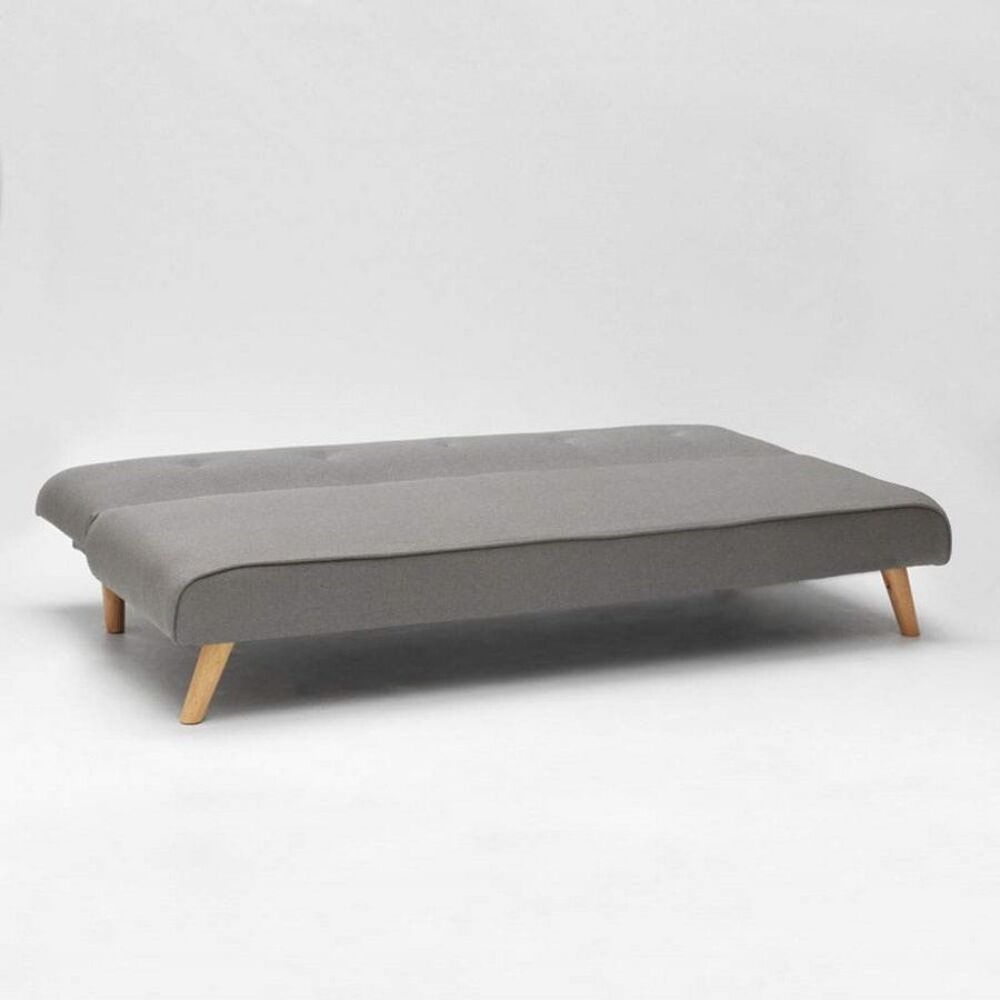 canap&eacute;-lit gris/bois NEUF Meubles