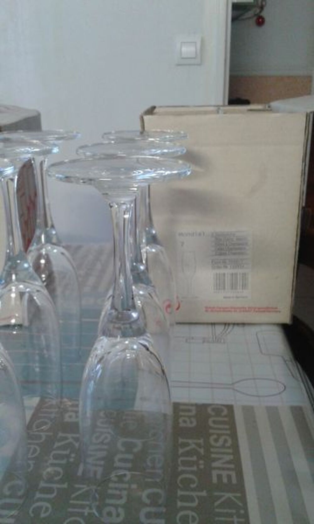 ensemble verres en cristal Cuisine