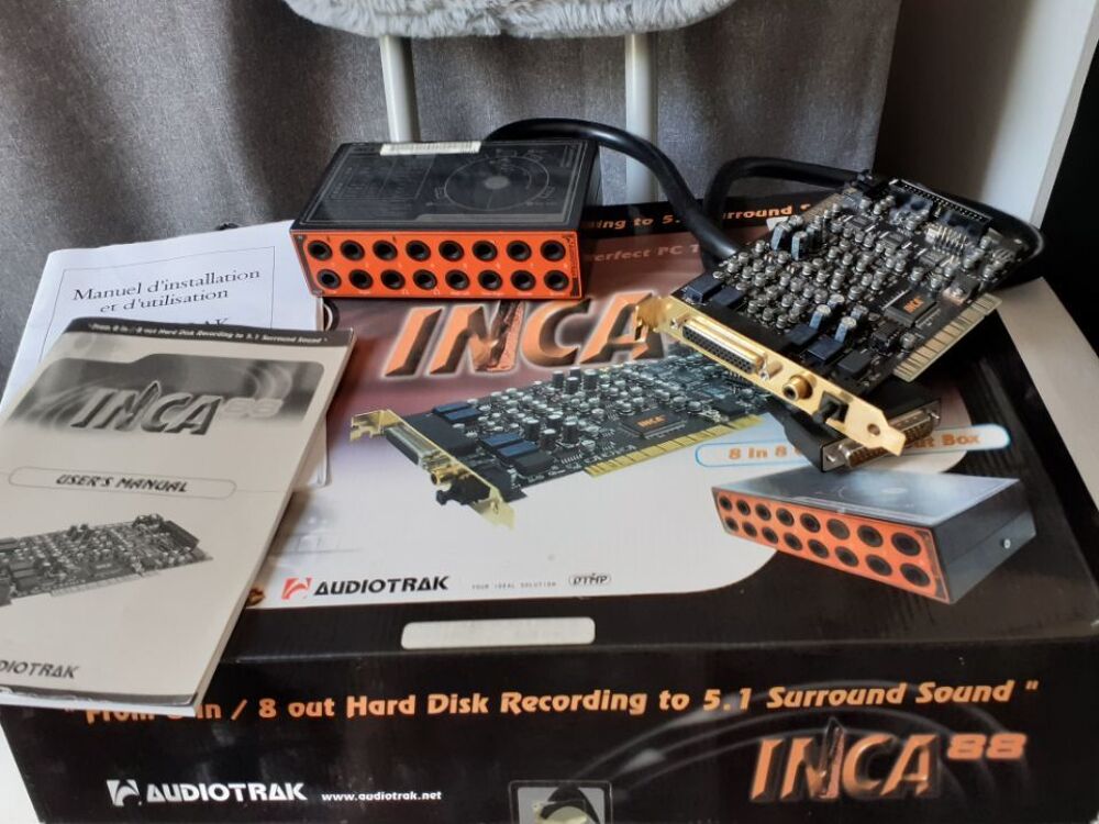 Interface Audio (M.A.O) AudioTrak Inca 88 (carte son)+RACK ! Instruments de musique