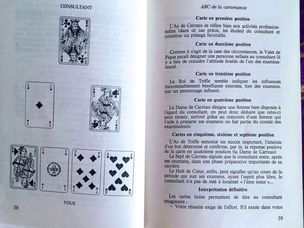 ABC de la cartomancie Livres et BD