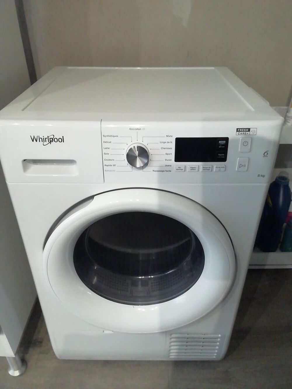 S&egrave;che linge whirlpool &agrave; condensation Electromnager