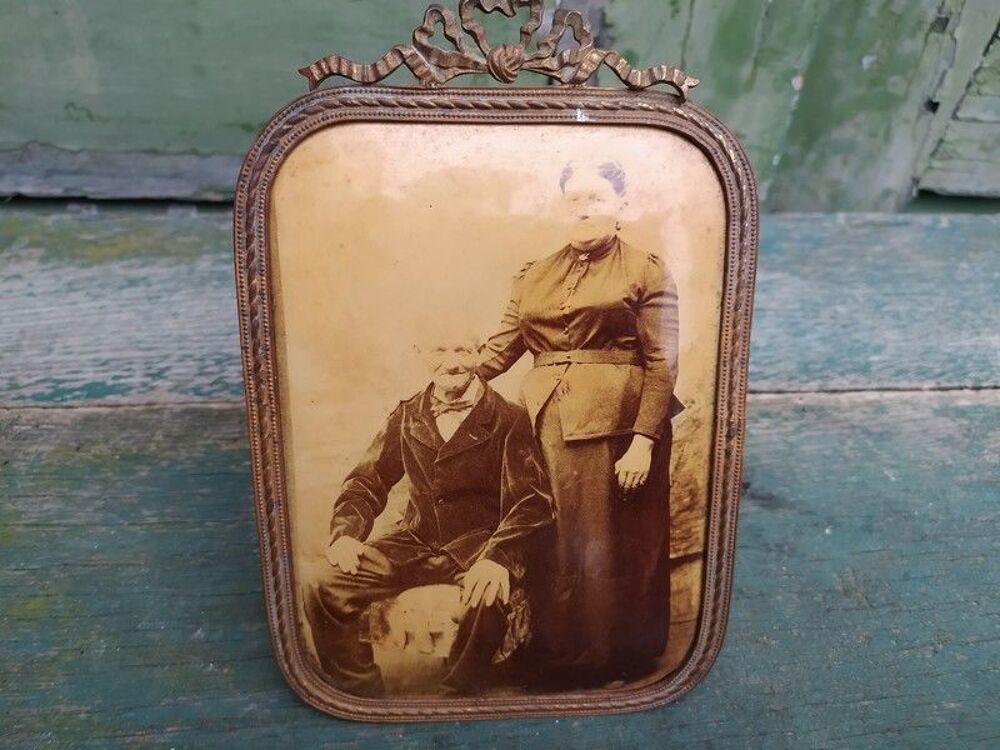 Photographie de Couple Cadre Photo Laiton Style Louis XVI 