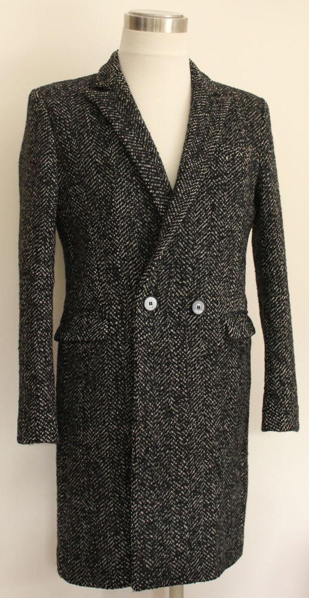Manteau tweed IRO T.48/50 Fr ou M (Maurice) Vêtements