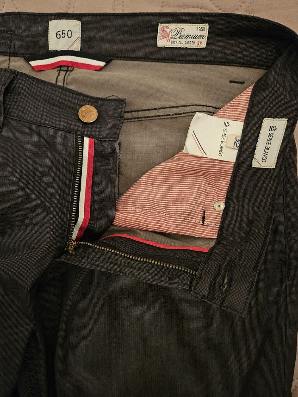 Chinos Serge Blanco Vêtements