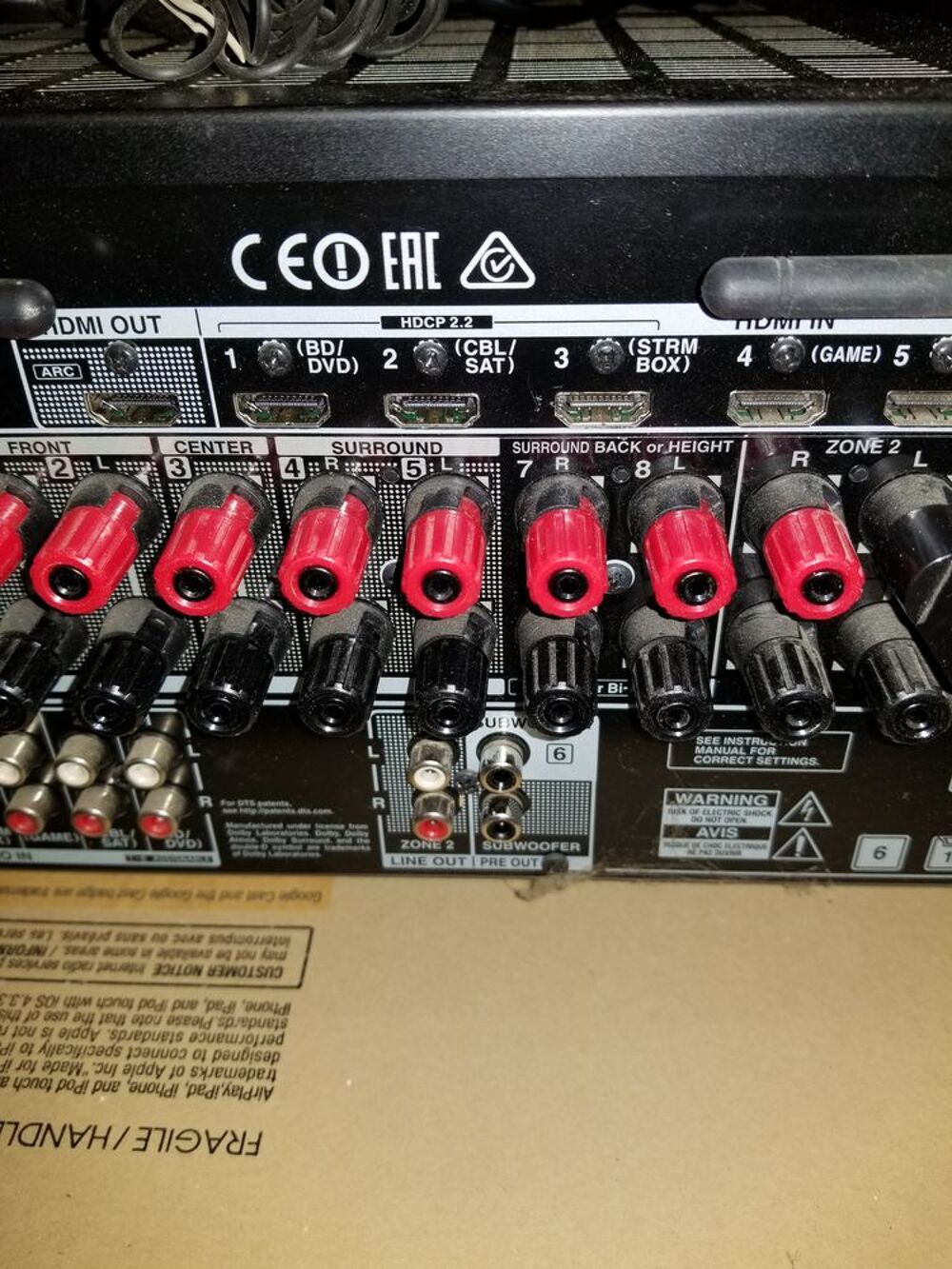 Ampli home cin&eacute;ma 7.2 Onkyo TX-NR555 noir Audio et hifi