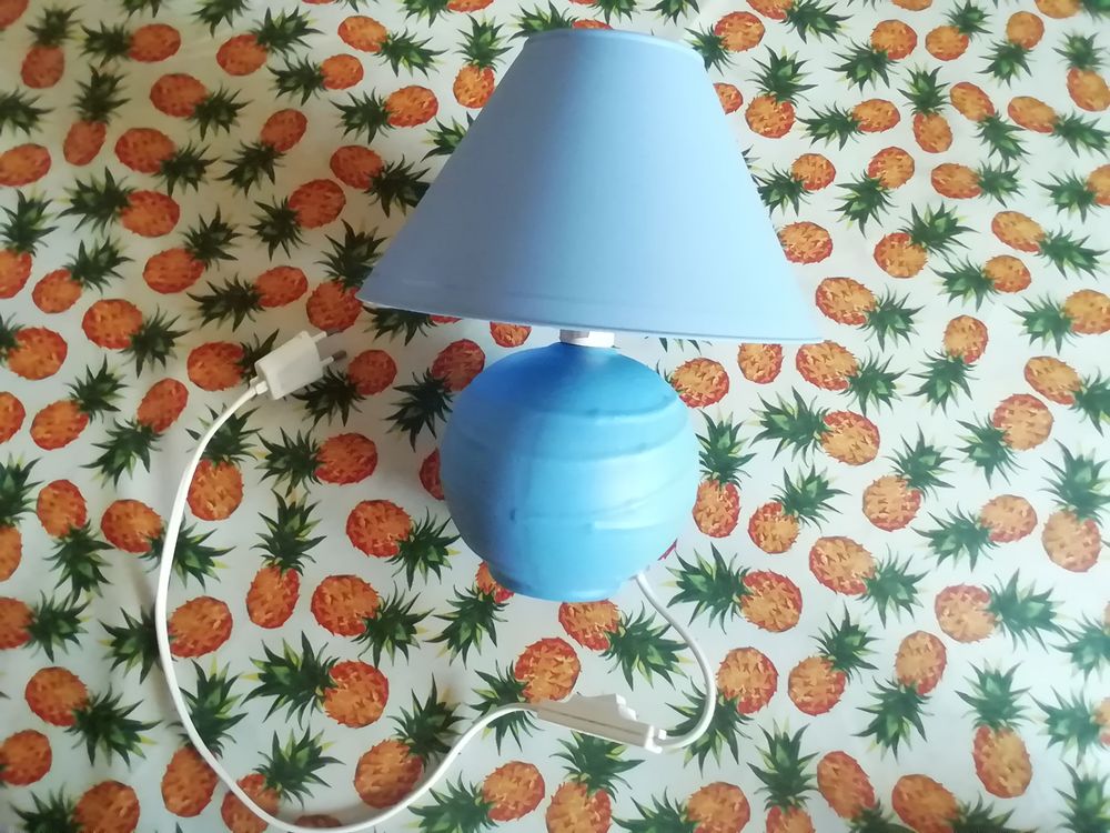 Lampe D&Eacute;CO Bleue Décoration