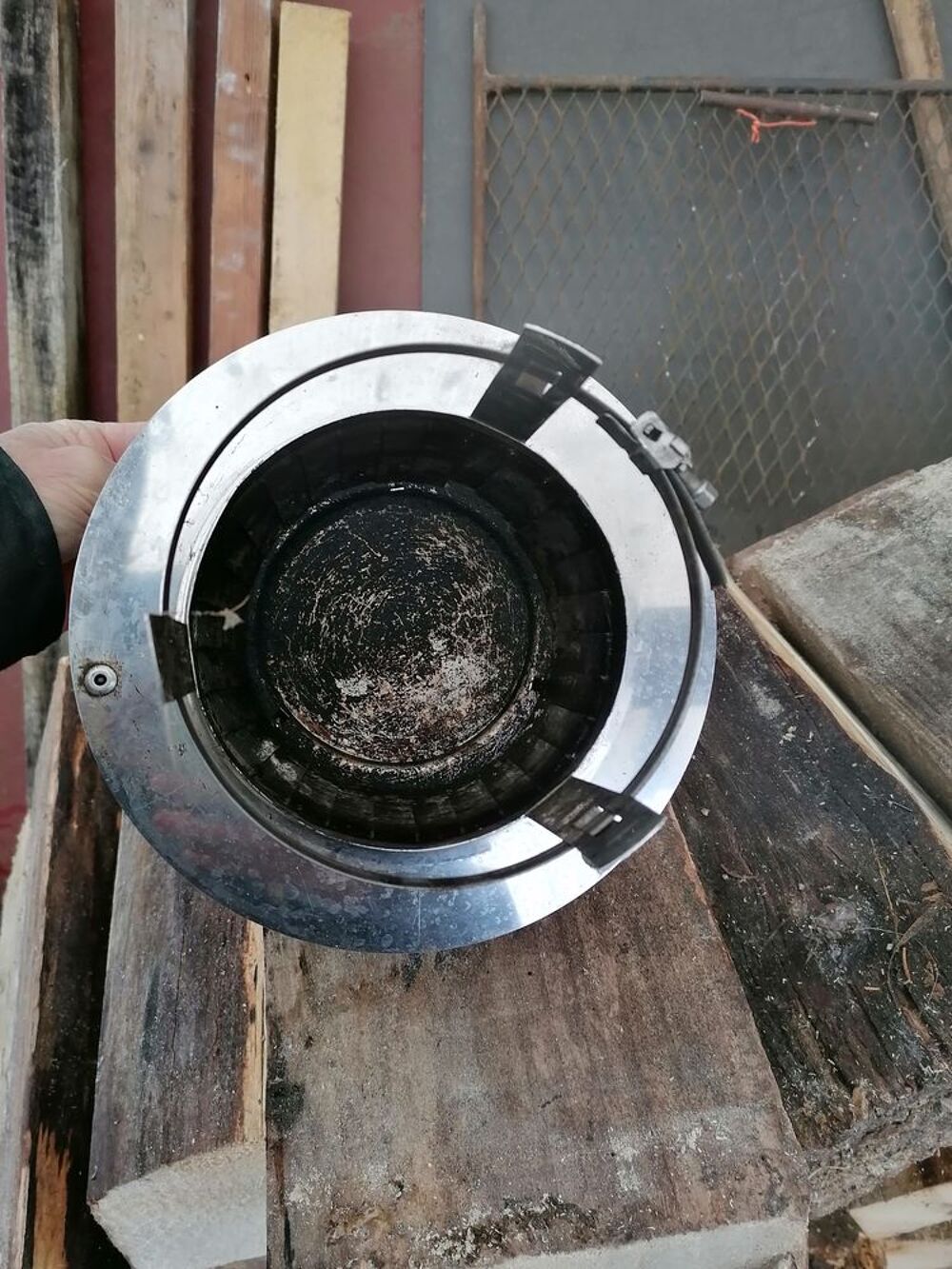 sortie toit pour chemin&eacute;e gaz inox Bricolage