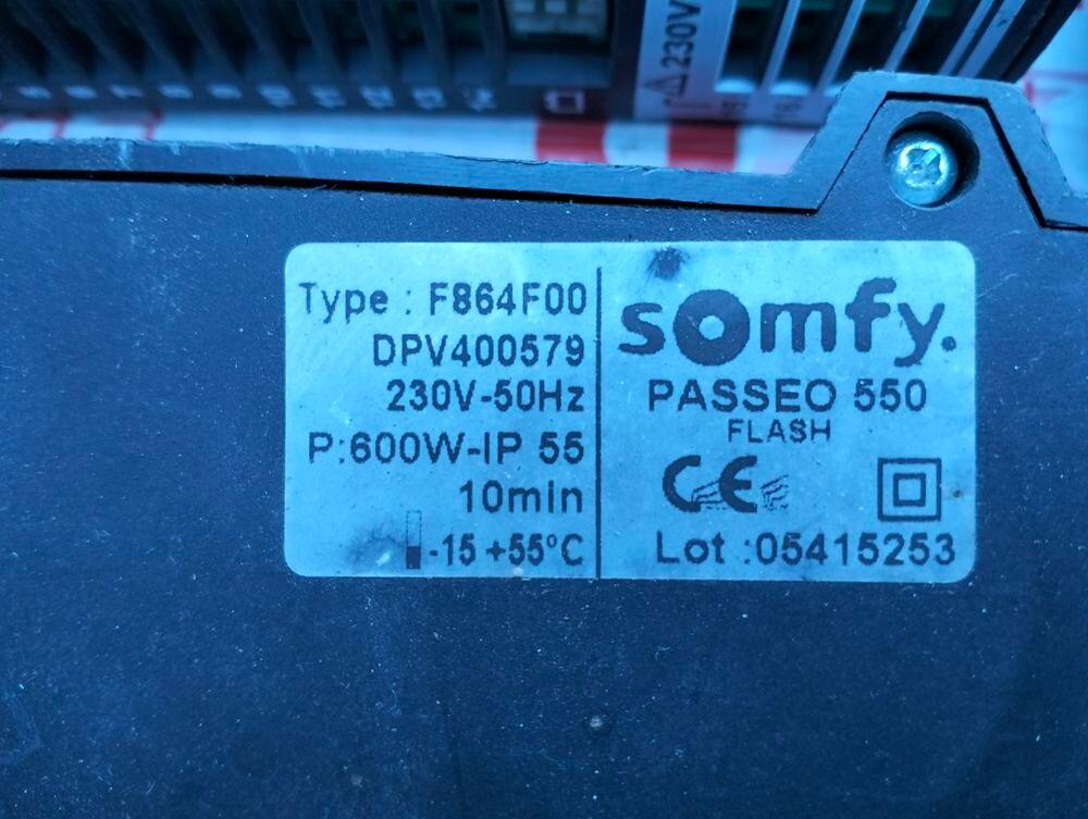 Carte moteur somfy electronique portail Bricolage