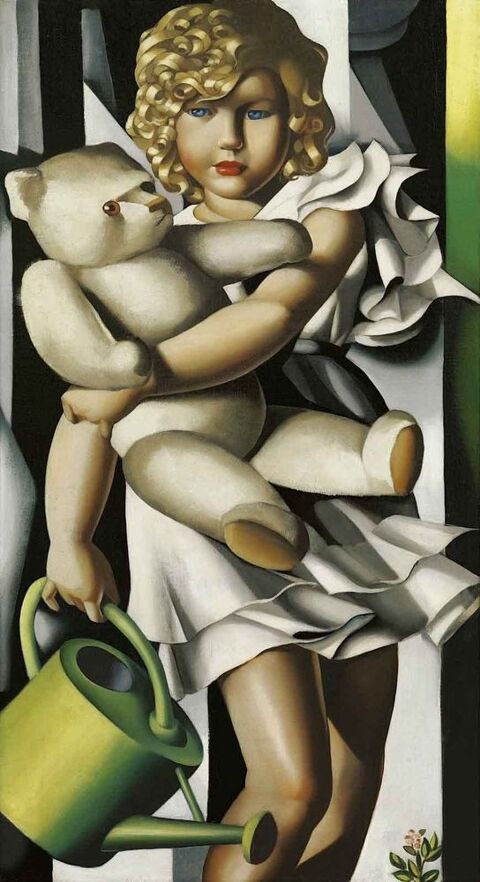 Tableau toile peinture Tamara de Lempicka Mlle POUM RACHOU T 120 Marseille 13 (13)