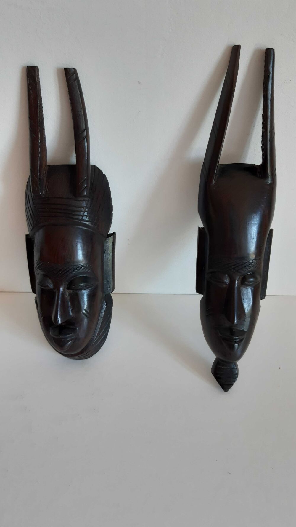 2 t&ecirc;tes africaines Décoration