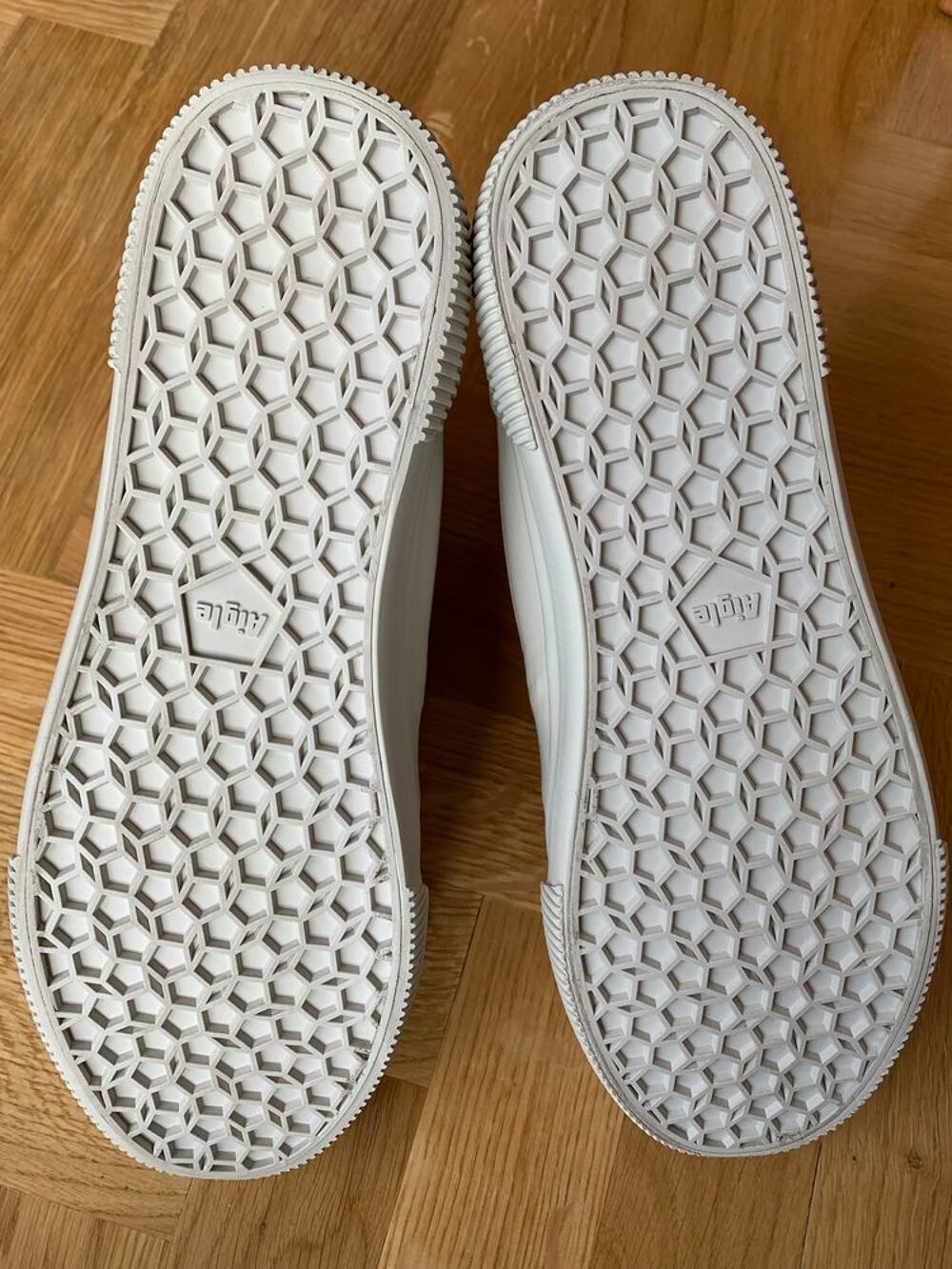 FEMME, AIGLE Baskets Rose Rubber Mid W FR.41 Fashion Color Chaussures