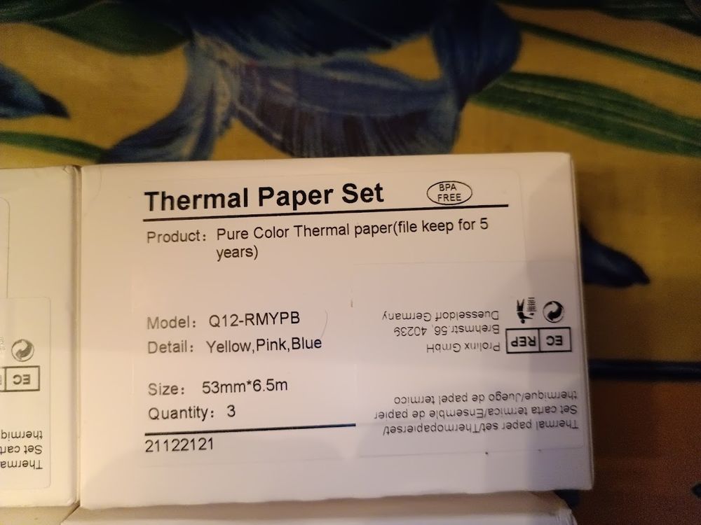 4x Mini imprimante PHOM&Eacute;MO T02 Matériel informatique