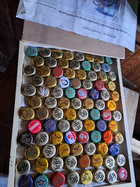 Capsules de bires sans marque du dcapsuleur 50 Chevaign (35)