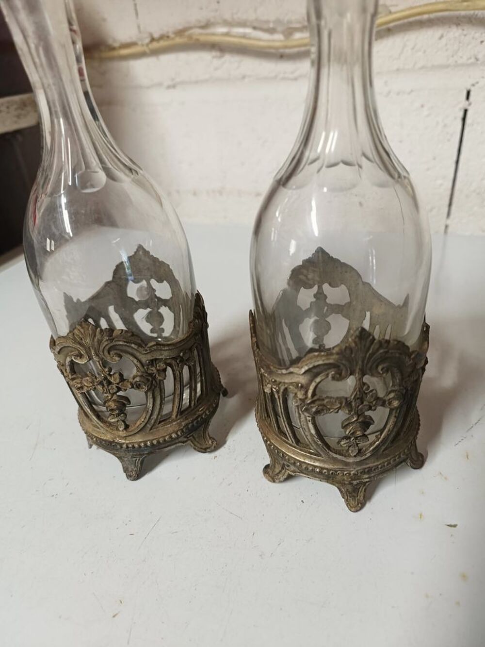 Ancien vinaigrier serviteur huile Cuisine