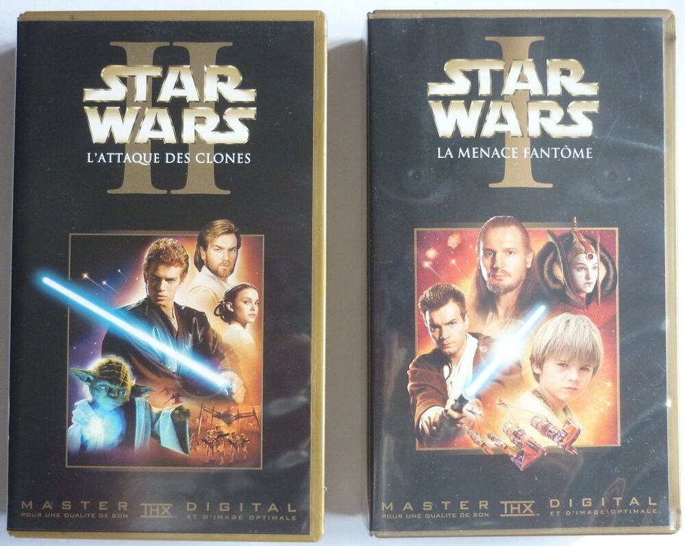 STAR WARS 3 VHS Trilogie 1997 + VHS I (1999) VHS II (2002) Photos/Video/TV