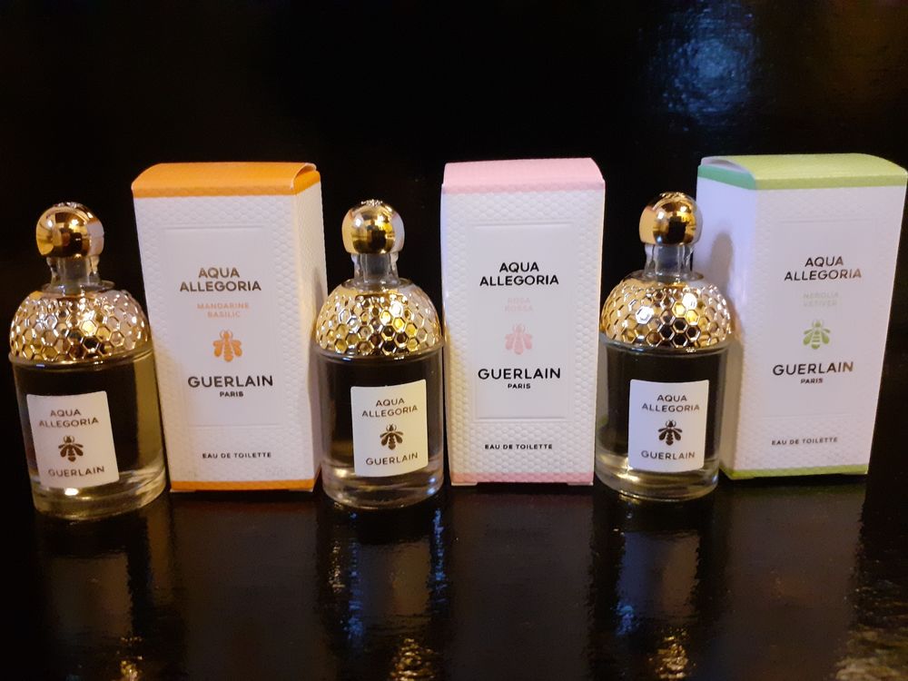 Miniatures de parfum all&eacute;goria de guerlain 