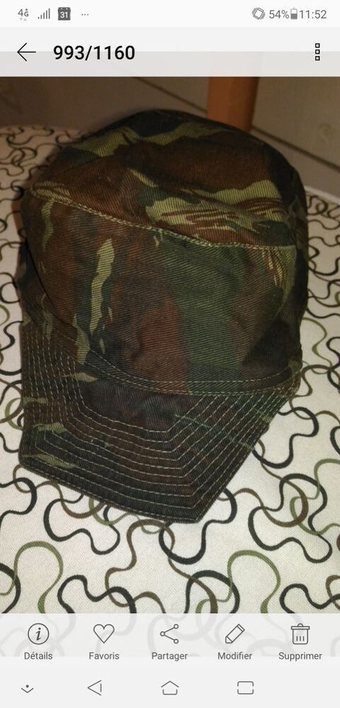 Casquette armée homme/femme, kaki. 10 Saint-Brès (30)