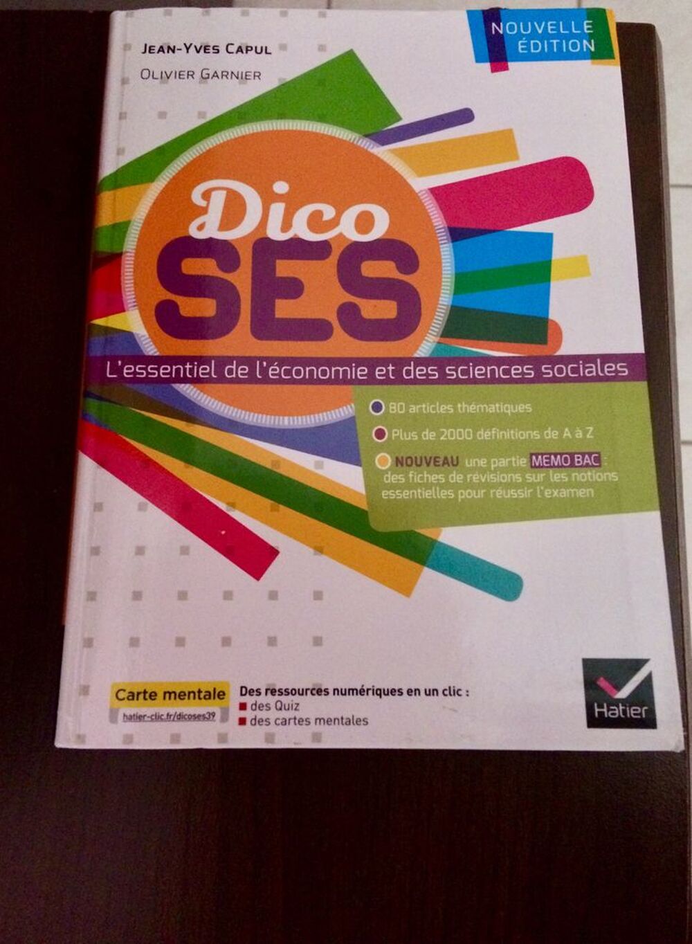 Dictionnaire SES (Lyc&eacute;e et Sup&eacute;rieur) Livres et BD