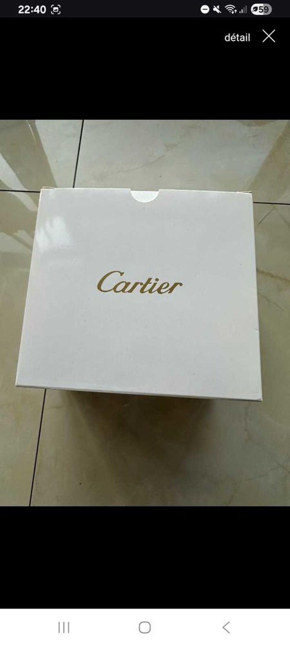 Cartier Santos Automatique €" Full Set (Bo&icirc;te + Documents) €" 2 800 € Bijoux et montres