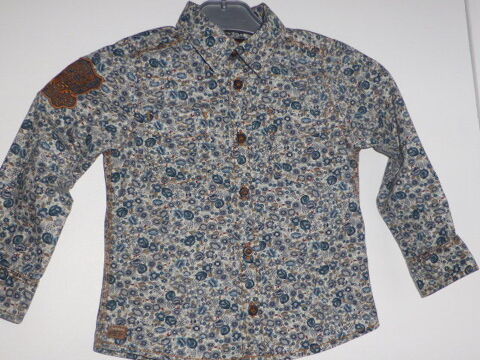 CATIMINI chemise fleurs gris vert 4 ans 6 Rueil-Malmaison (92)