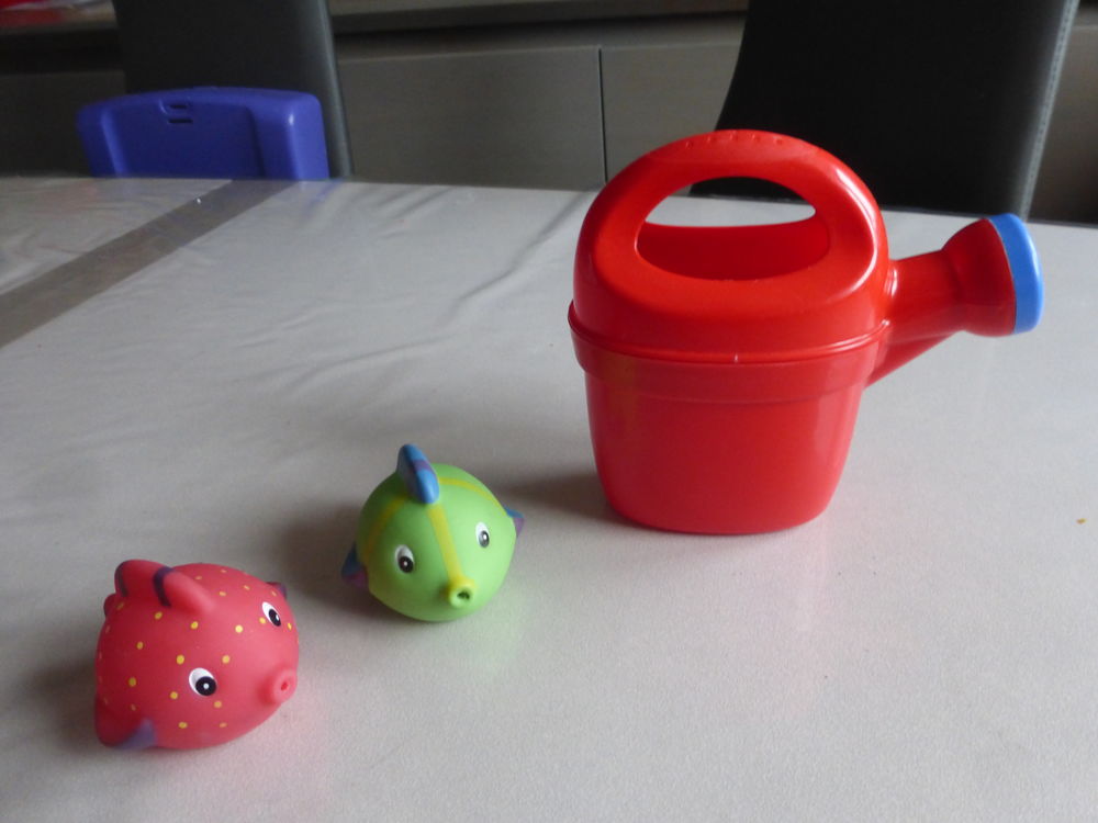 jeux: CAGE OISEAU /ARROSOIR et poissons -de 0 &agrave; 3 ans- Jeux / jouets