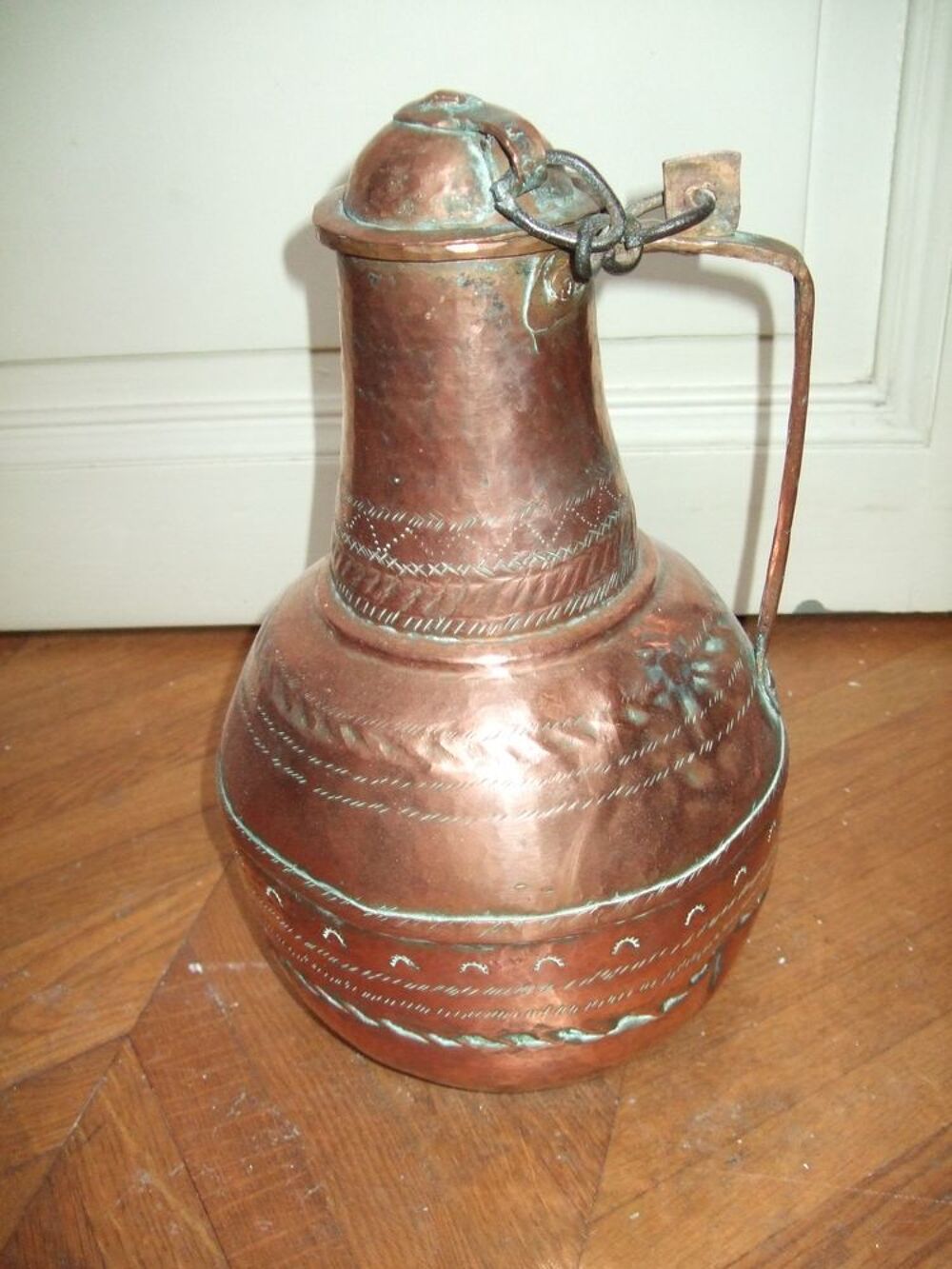 Ancien pichet en cuivre Décoration