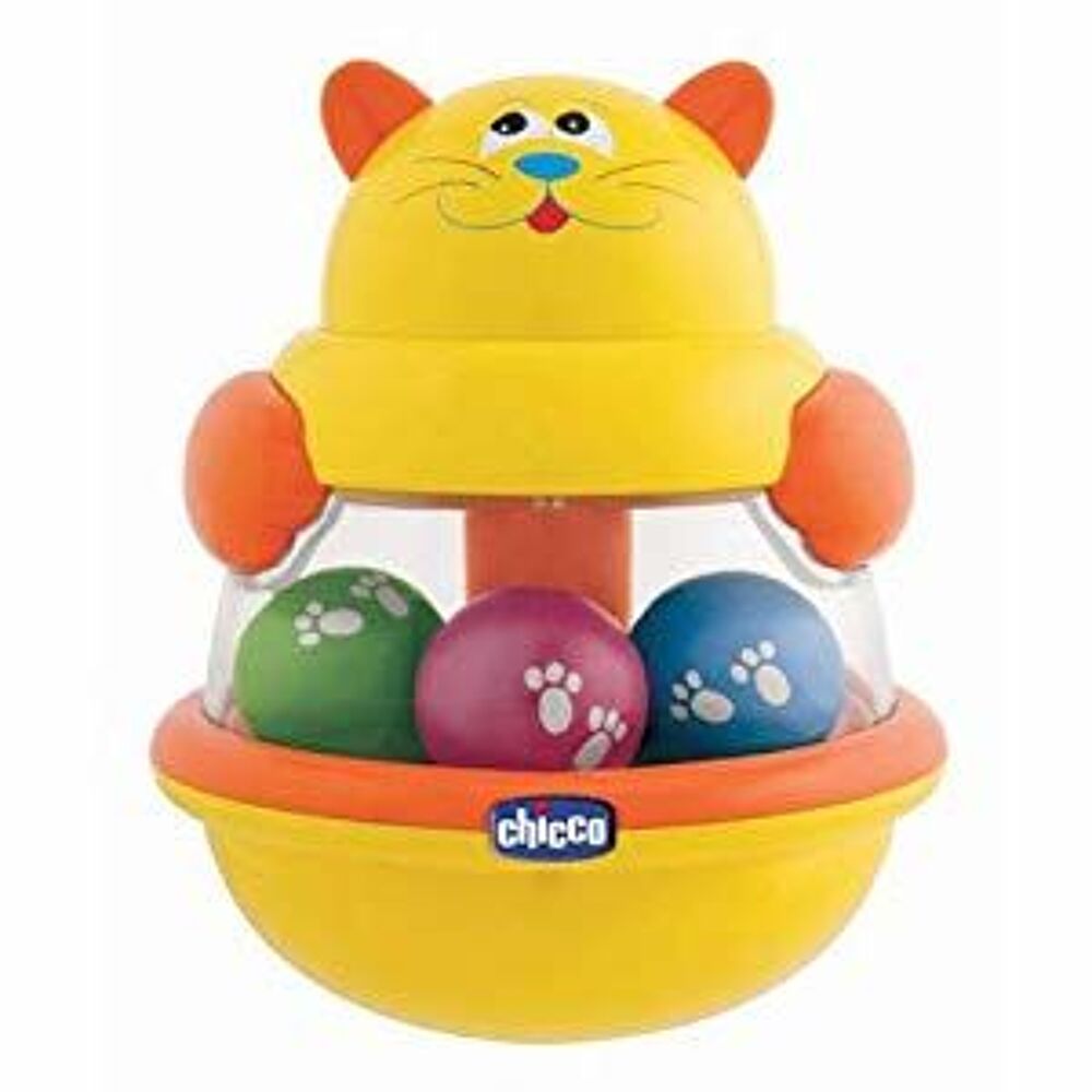 Grosse toupie b&eacute;b&eacute; CHICCO chat Jeux / jouets