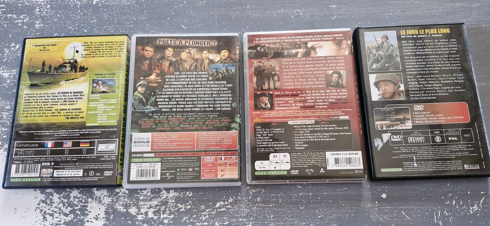 4 DVD films (guerre)
- Le Jour Le Plus Long ...
Photos/Video/TV