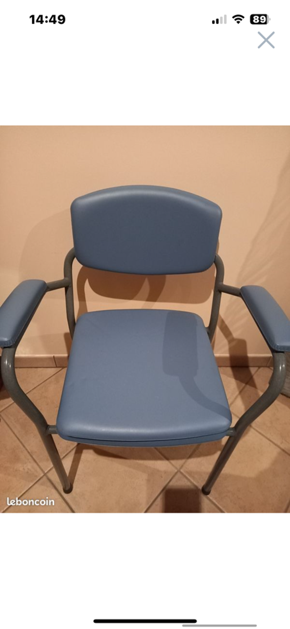 Chaise Montauban, comme neuve. Meubles