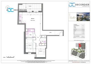  Appartement � vendre 3 pi�ces 69 m�